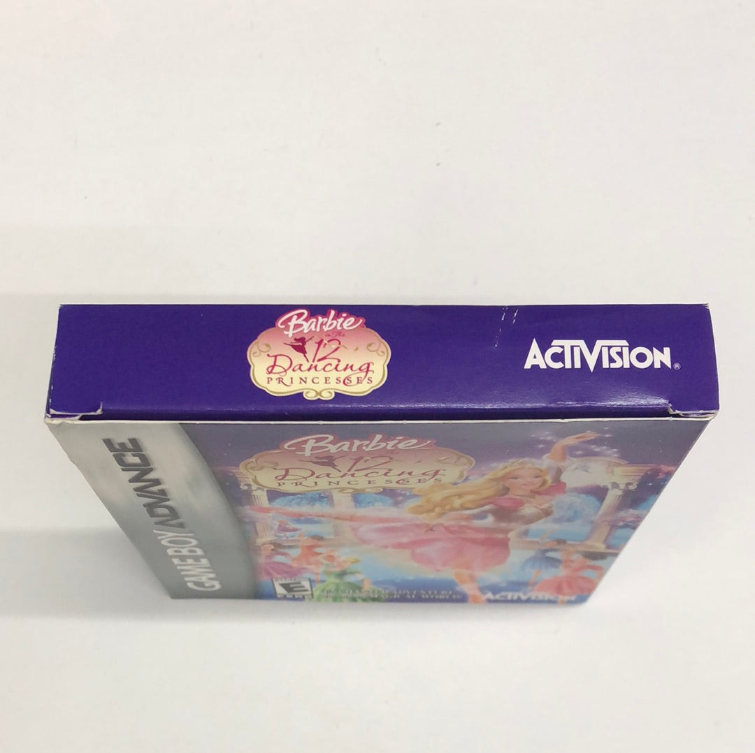 GBA - Barbie in the 12 Dancing Princesses Gameboy Advance Box Only #1850