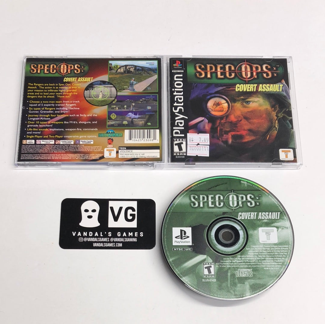 Ps1 - Spec Ops Covert Assault New Case Sony PlayStation 1 Complete #111
