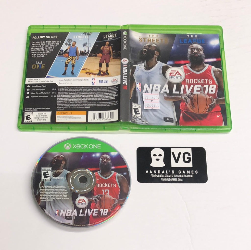 NBA Live 18 Microsoft Xbox One W/ Case #111 – vandalsgaming