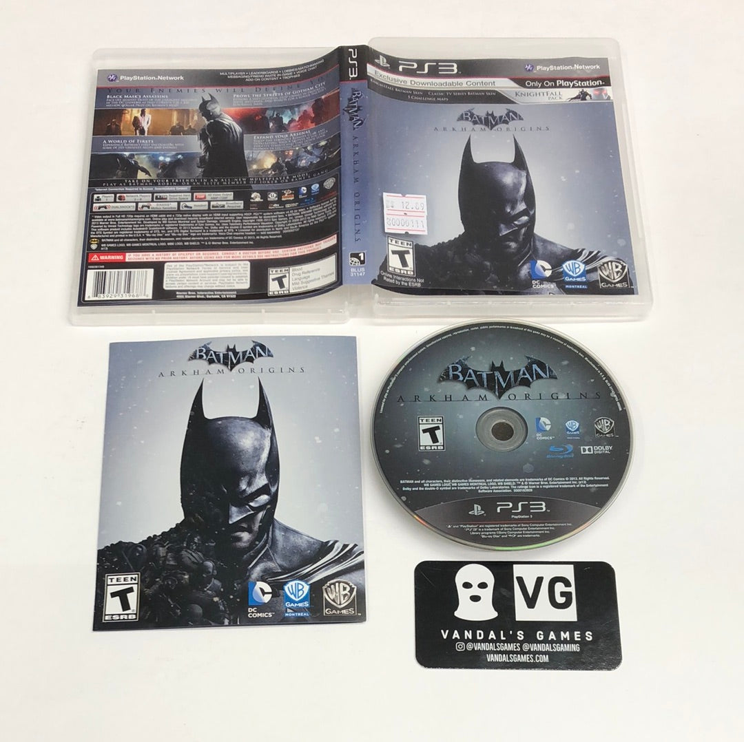 Ps3 - Batman Arkham Origins Sony PlayStation 3 Complete #111
