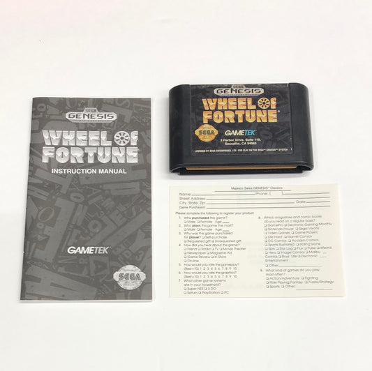 Genesis - Wheel of Fortune Sega Genesis Complete #2064