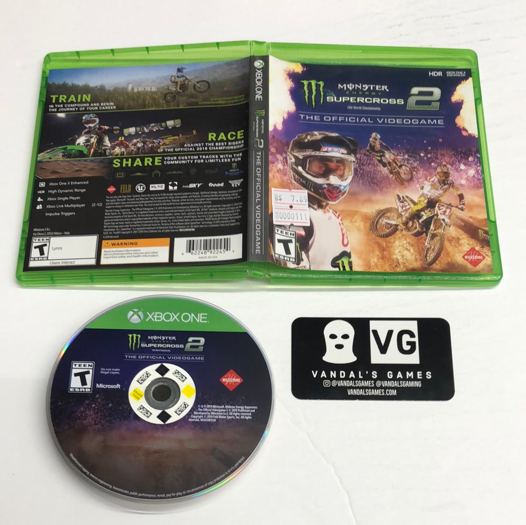 Xbox One - Monster Energy Supercross 2 Microsoft Xbox One W/ Case #111