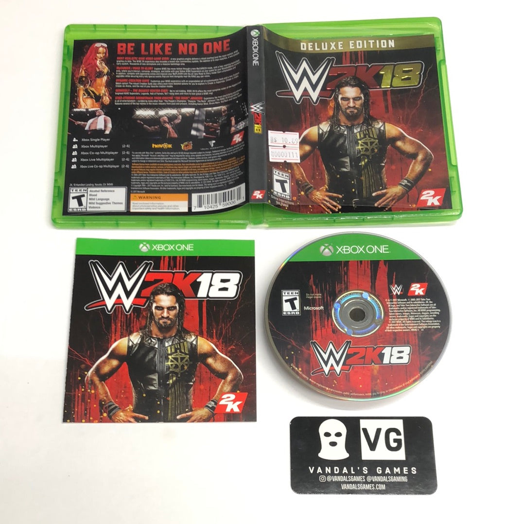 Xbox One - WWE 2k18 Deluxe Edition NO DLC Microsoft Xbox One Complete #111
