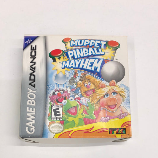 GBA - Muppet Pinball Mayhem Nintendo Gameboy Advance Box Only #1850