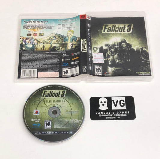 Ps3 - Fallout 3 Sony PlayStation 3 W/ Case #111