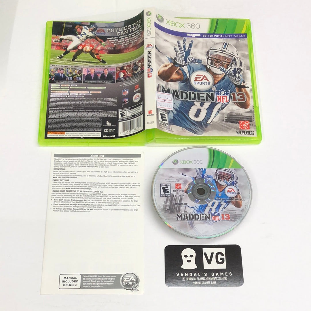 Xbox 360 - Madden NFL 13 Microsoft Xbox 360 Complete #111