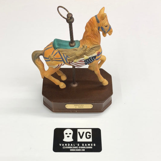 Vintage Implise Giftware 1989 Musical Carousel Horse Dentzel 1905 #1892