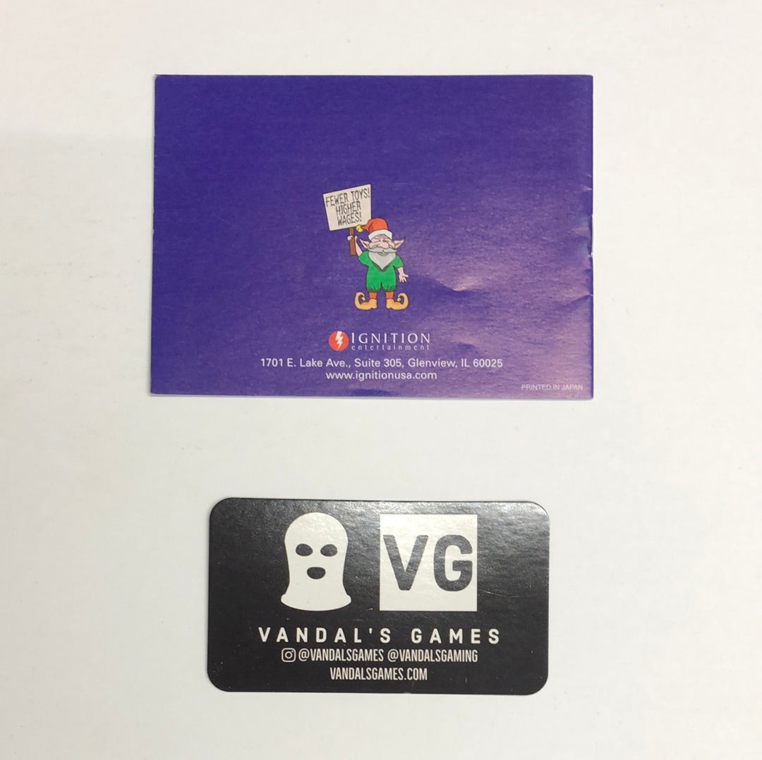 GBA - Elf Bowling 1 & 2 Gameboy Advance Manual Booklet Only #1982