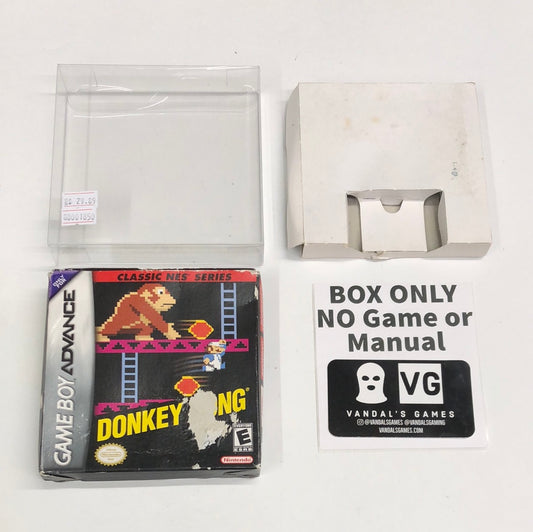 GBA - Classic Nes Series: Donkey Kong Nintendo Gameboy Advance Box Only #1850