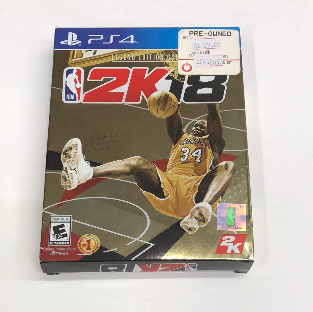 Ps4 - NBA 2k18 Legend Edition Gold Sony PlayStation 4 Complete