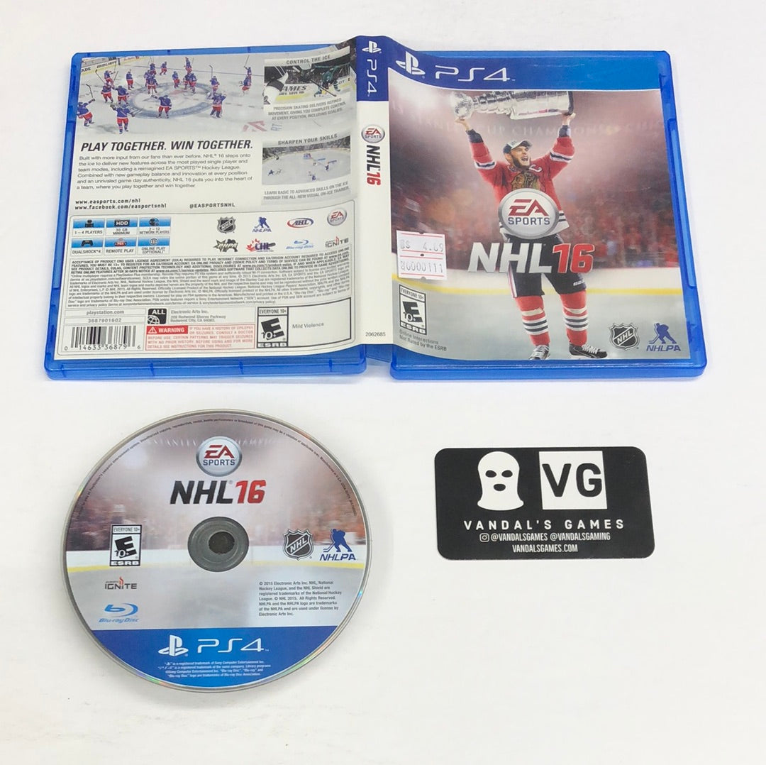 Ps4 - NHL 16 Sony PlayStation 4 W/ Case #111