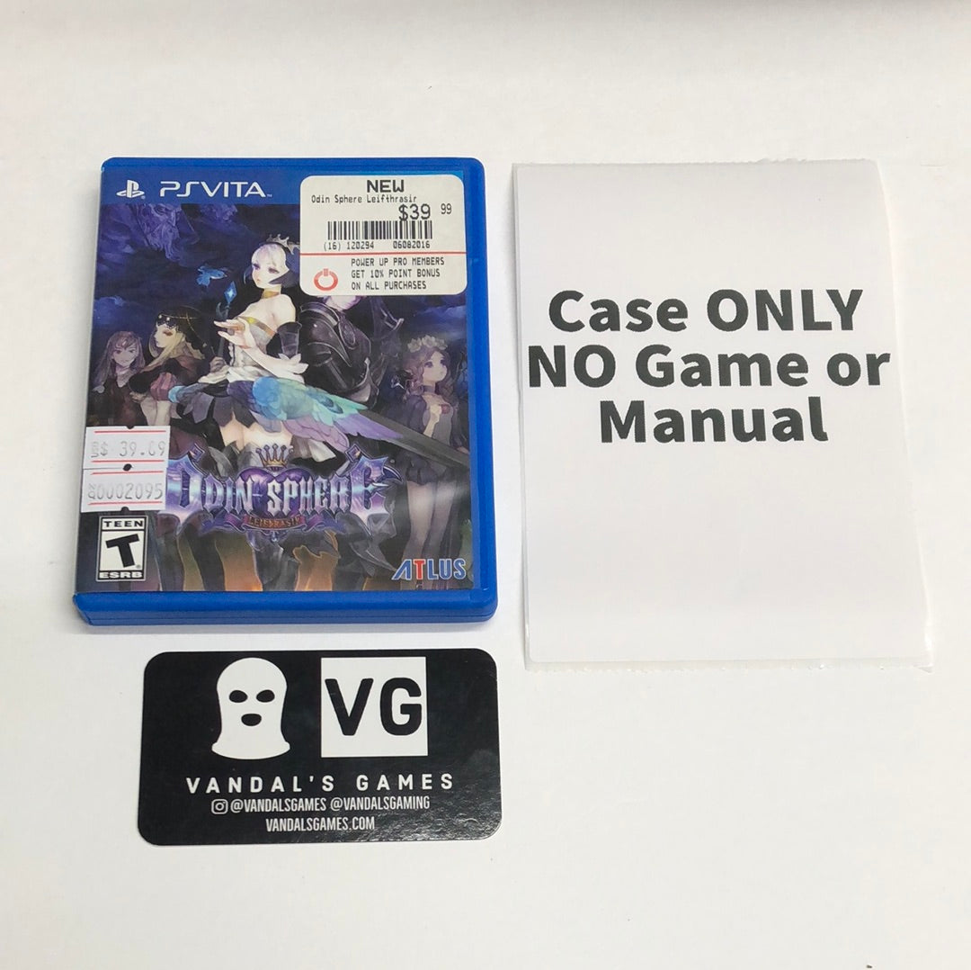 Ps Vita - Odin Sphere Leifthrasir Sony PlayStation Vita OEM Case Only #2095