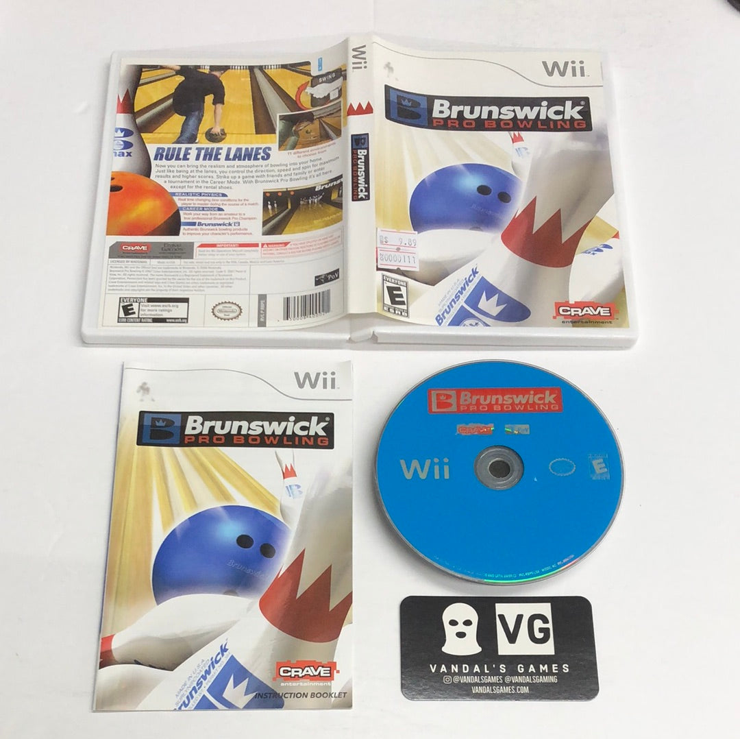 Wii - Brunswick Zone Cosmic Bowling Nintendo Wii Complete #111