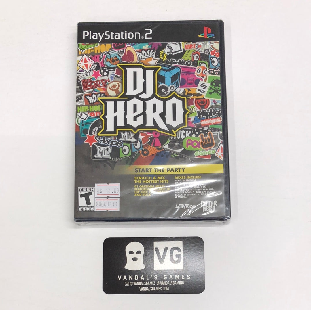 Ps2 - Dj Hero Sony PlayStation 2 Brand New #111
