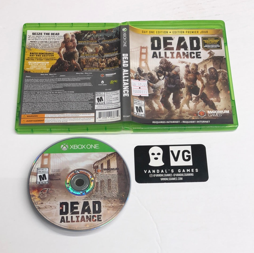 Xbox One - Dead Alliance Microsoft Xbox One W/ Case #111
