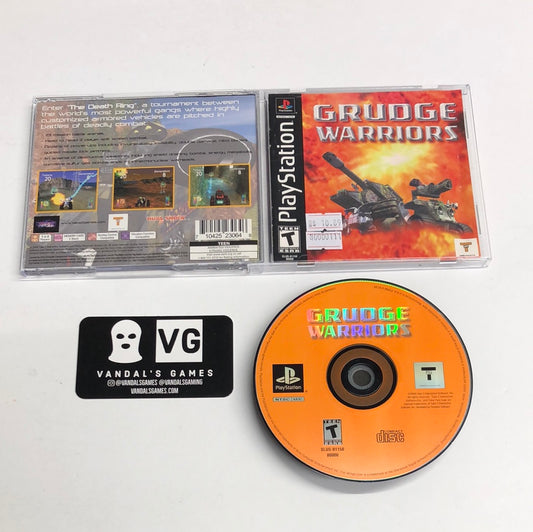 Ps1 - Grudge Warriors New Case Sony PlayStation 1 Complete #111