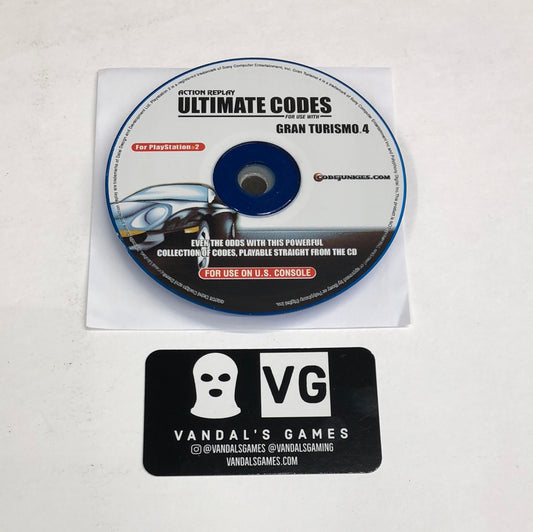 Ps2 - Action Replay Ultiamte Codes For Gran Turismo 4 Sony PlayStation 2 Disc #2221