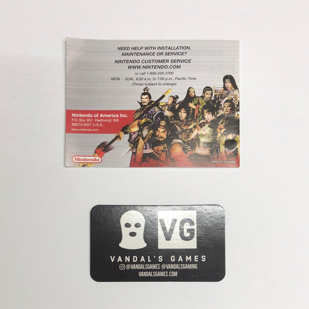 GBA - Dynasty Warriors Advance Gameboy Advance Manual Booklet Only #1982