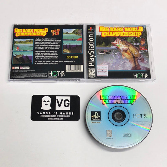 Ps1 - Big Bass World Championship New Case Sony PlayStation 1 Complete #111