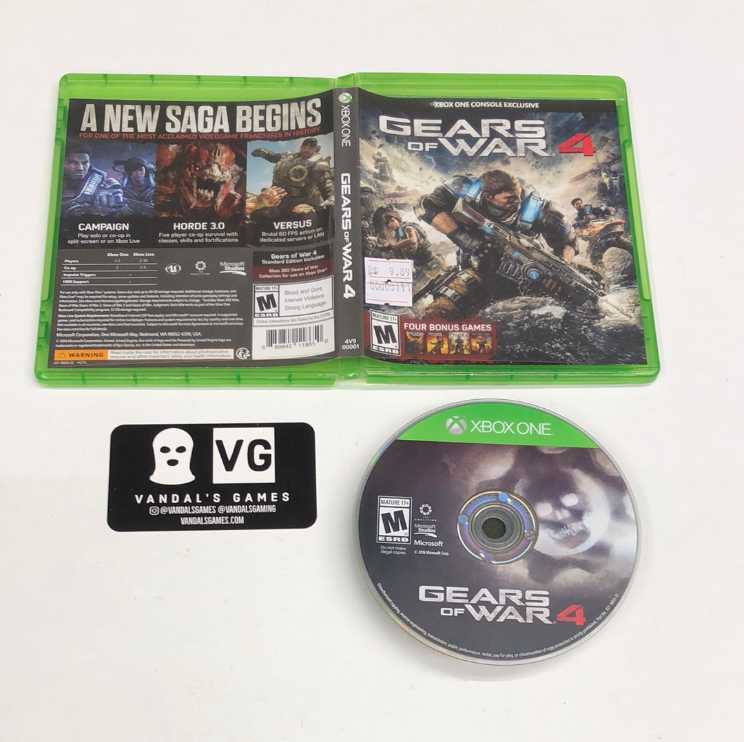 Xbox One - Gears of War 4 No Game Downloads Microsoft Xbox One W/ Case #111