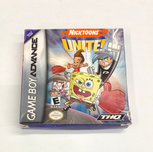 GBA - Nicktoons Unite Nintendo Gameboy Advance Box Only No Game #1850