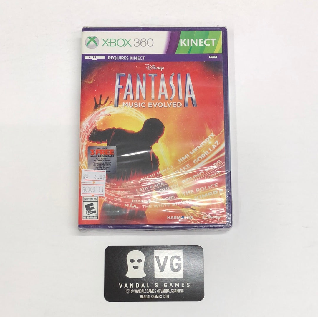 Xbox 360 - Disney Fantasia Music Evolved Microsoft Xbox 360 Brand New #111