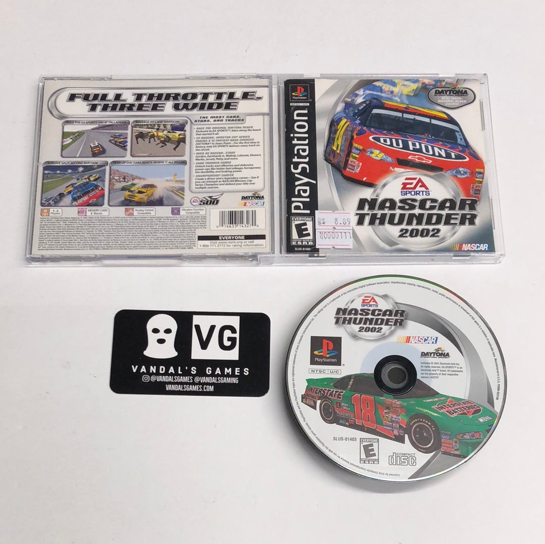 Ps1 - Nascar Thunder 2002 New Case Sony PlayStation 1 Complete #111
