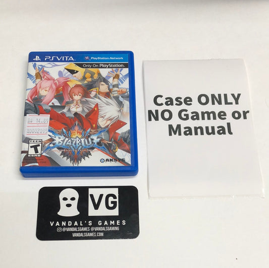Ps Vita - Blazblue Chrono Phantasma Sony PlayStation Vita OEM Case Only #2095