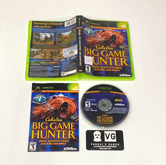 Xbox - Cabela's Big Game Hunter 2005 Adventures Microsoft Xbox Complete #111