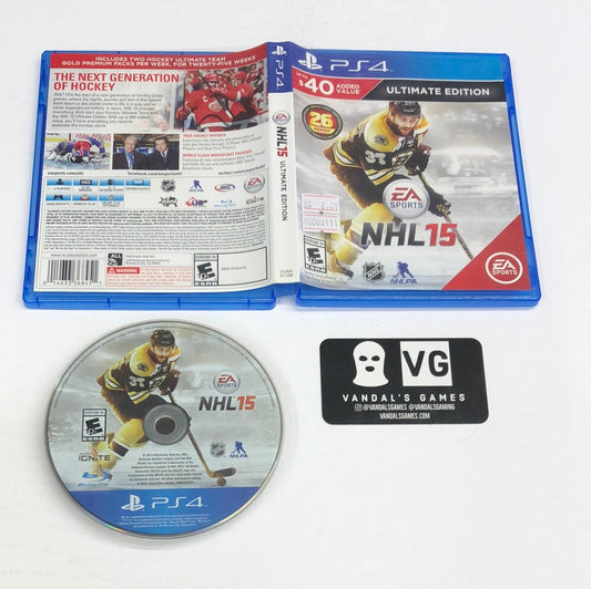 Ps4 - NHL 15 Ultimate Edition Case No Content Sony PlayStation 4 W/ Case #111