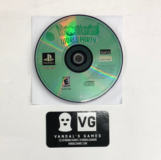 Ps1 - Worms World Party Sony PlayStation 1 Disc Only #111