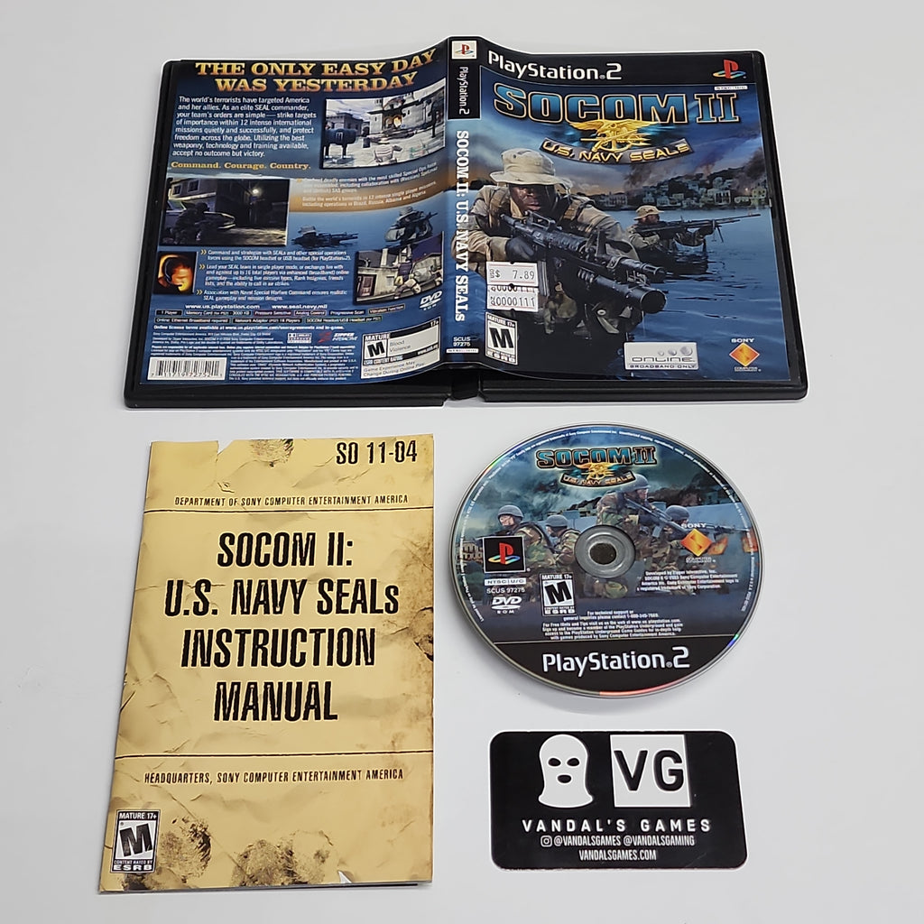 SOCOM II U.S. Navy Seals - PlayStation 2