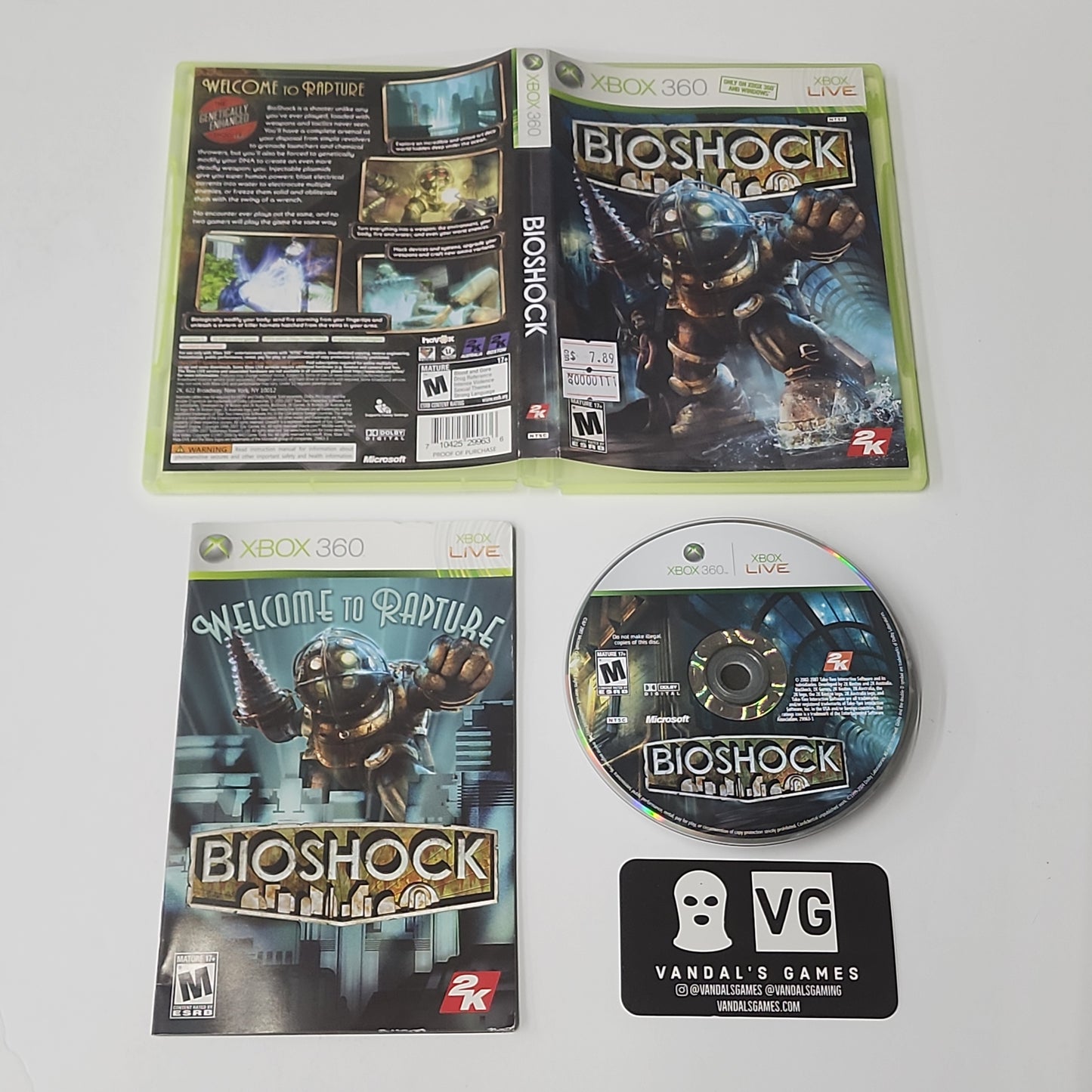 Xbox 360 - Bioshock Microsoft Xbox 360 Complete #111