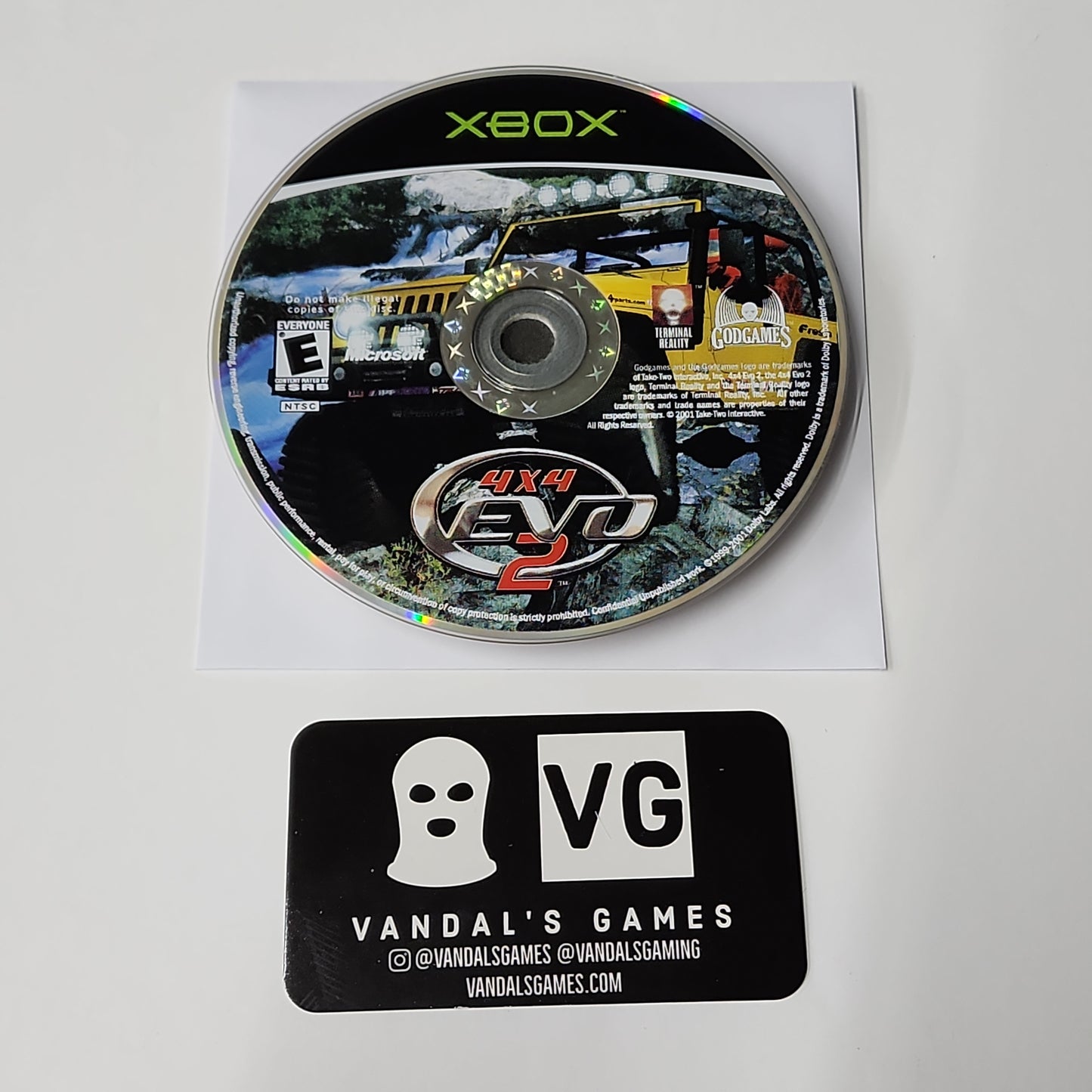 Xbox - 4x4 Evo 2 Microsoft Xbox Disc Only #111