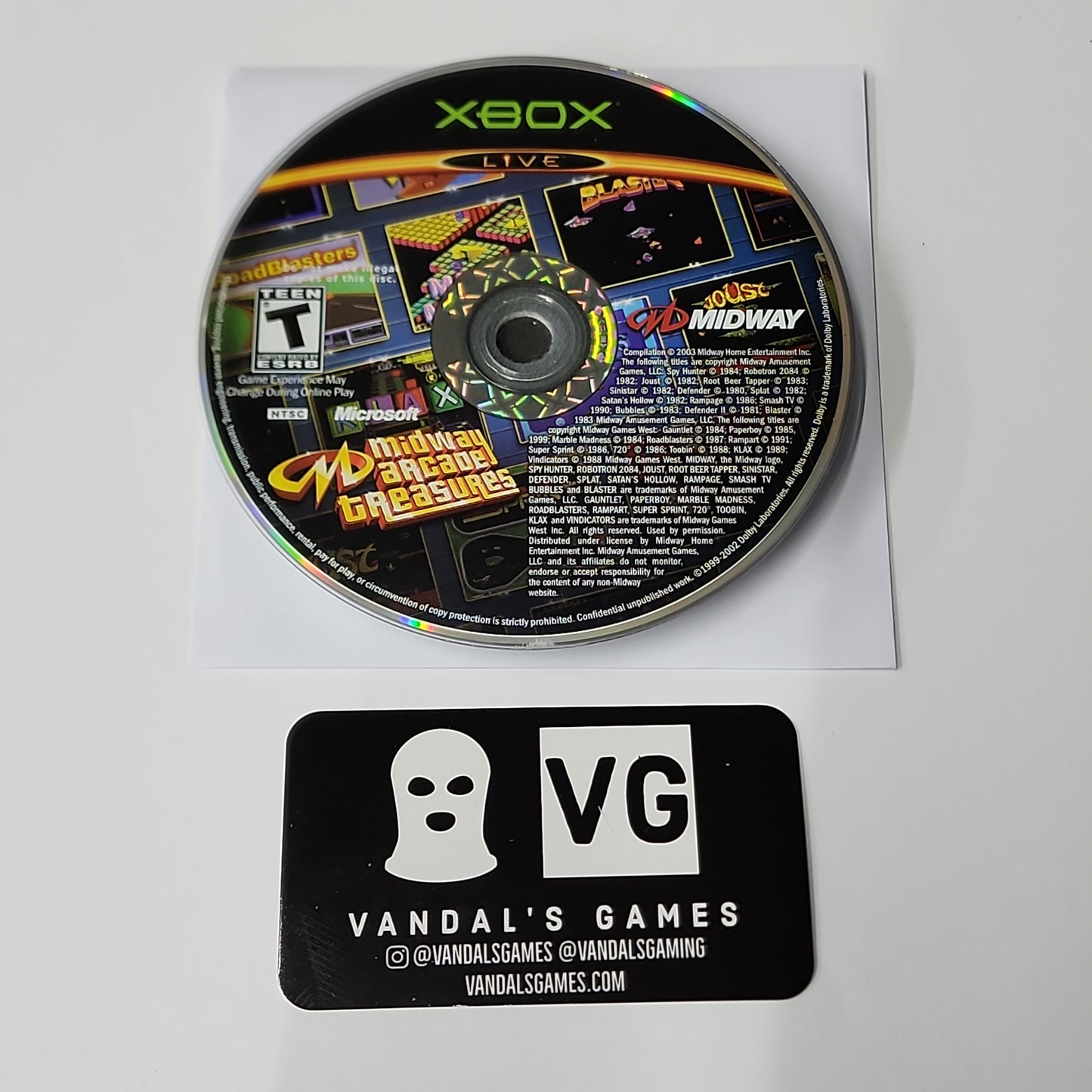 Xbox - Midway Arcade Treasures Microsoft Xbox Disc Only #111