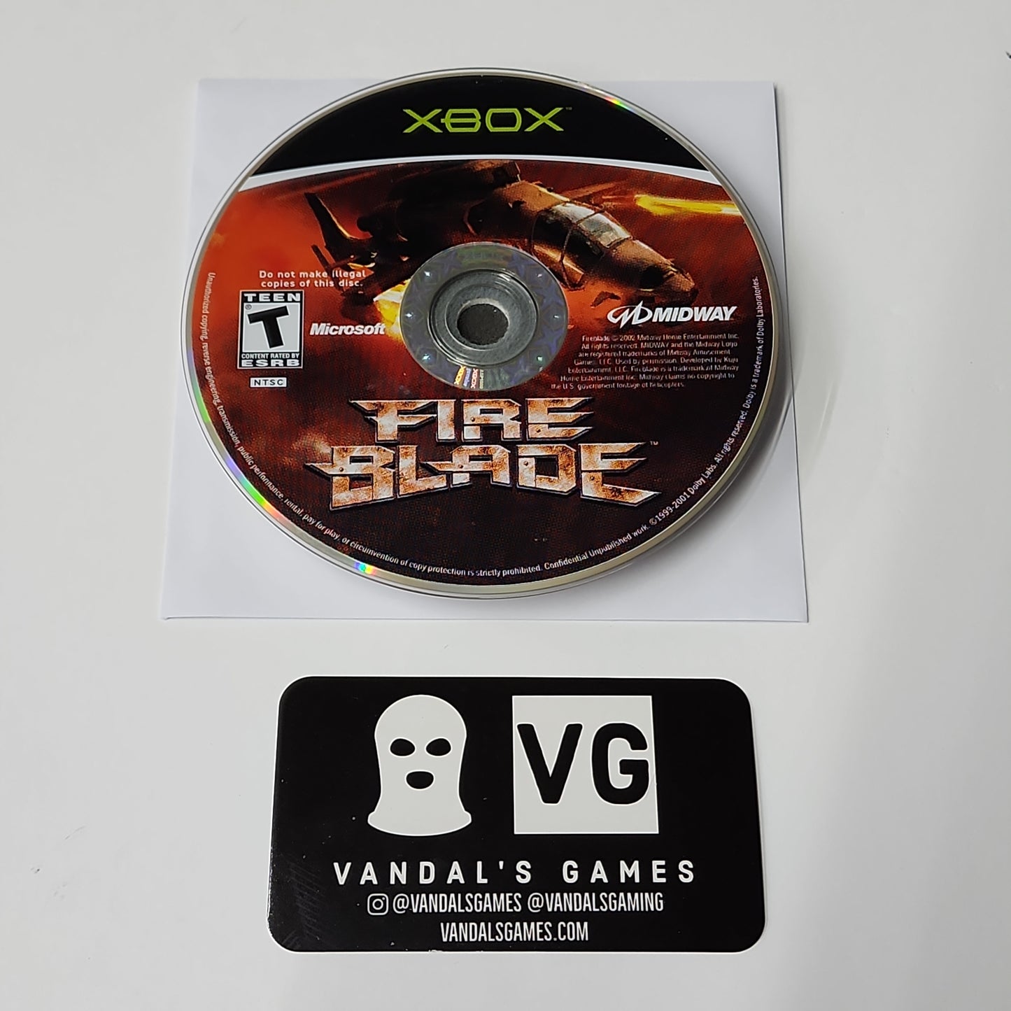 Xbox - Fire Blade Microsoft Xbox Disc Only #111