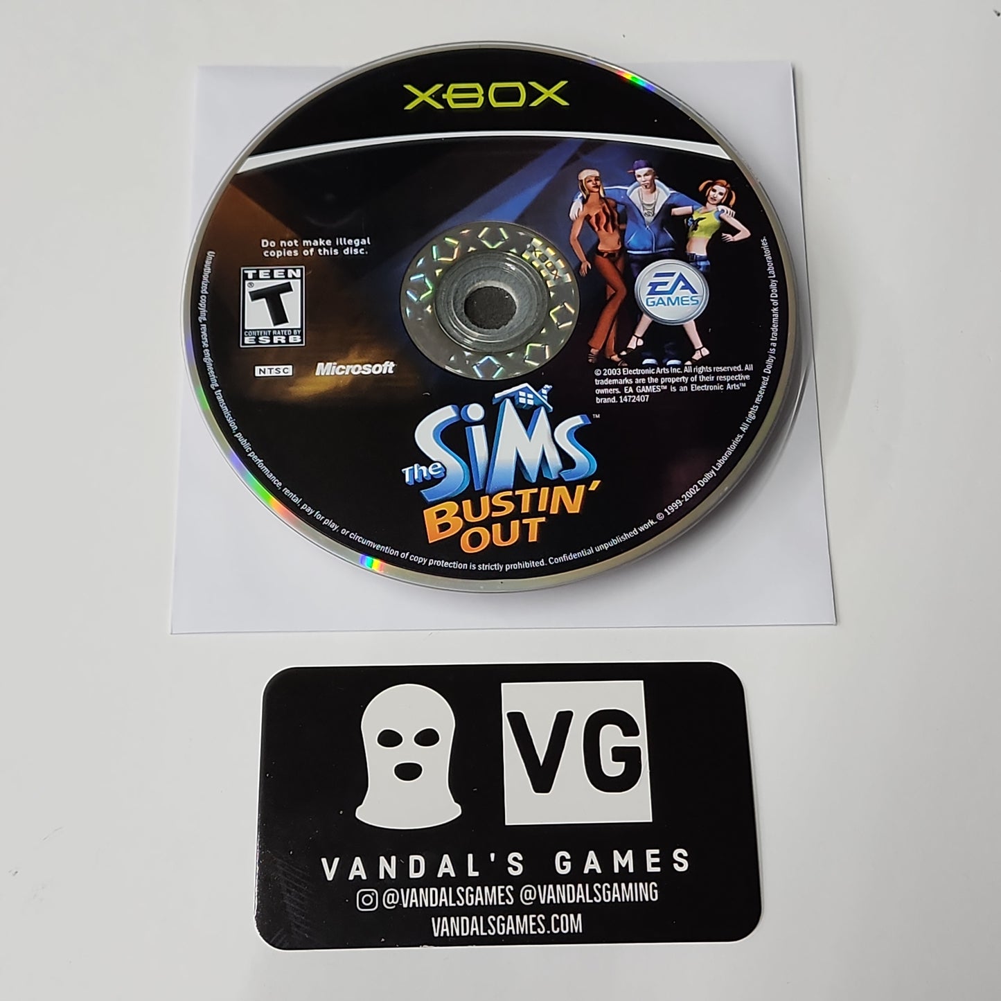 Xbox - The Sims Bustin Out Microsoft Xbox Disc Only #111