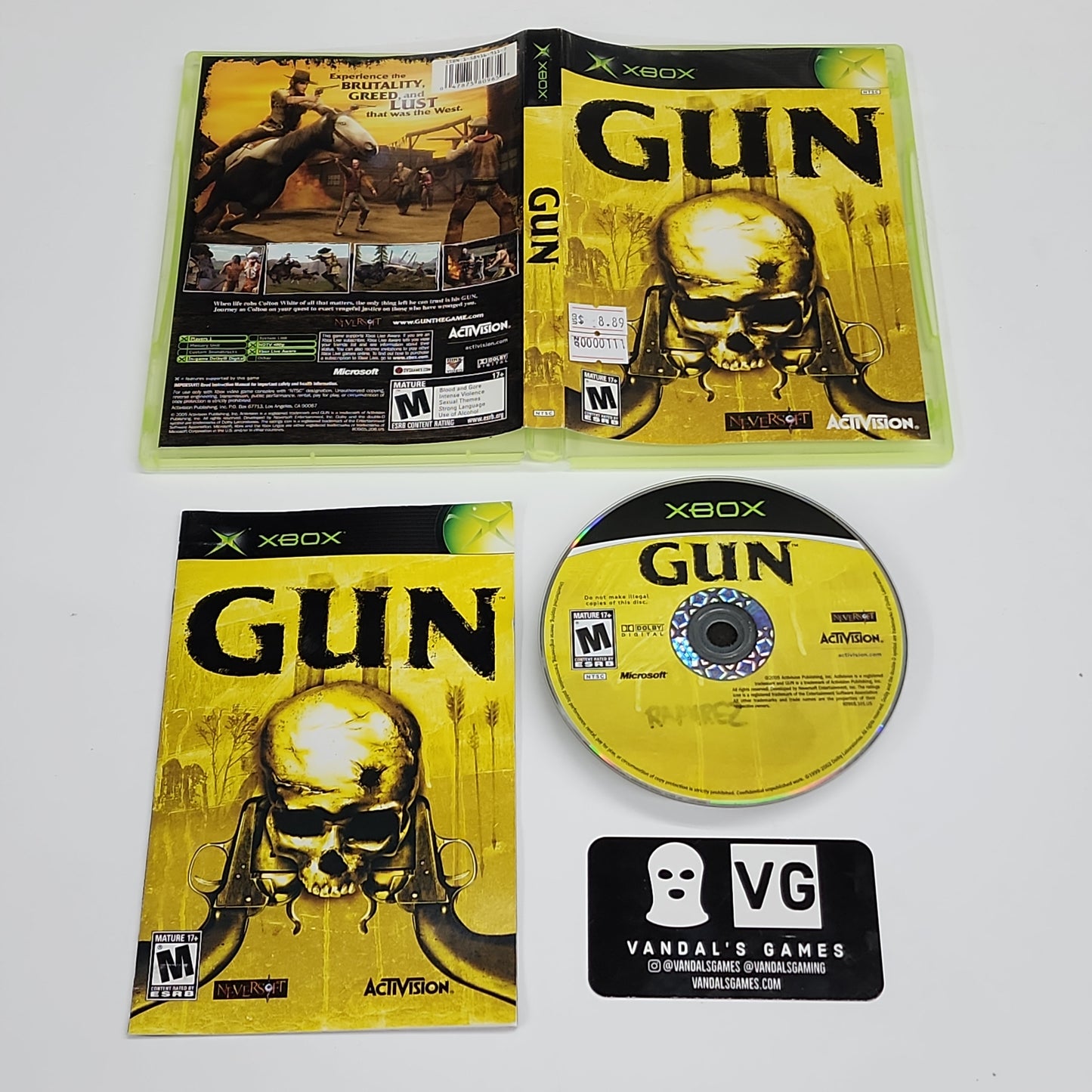 Xbox - Gun Microsoft Xbox Complete #111