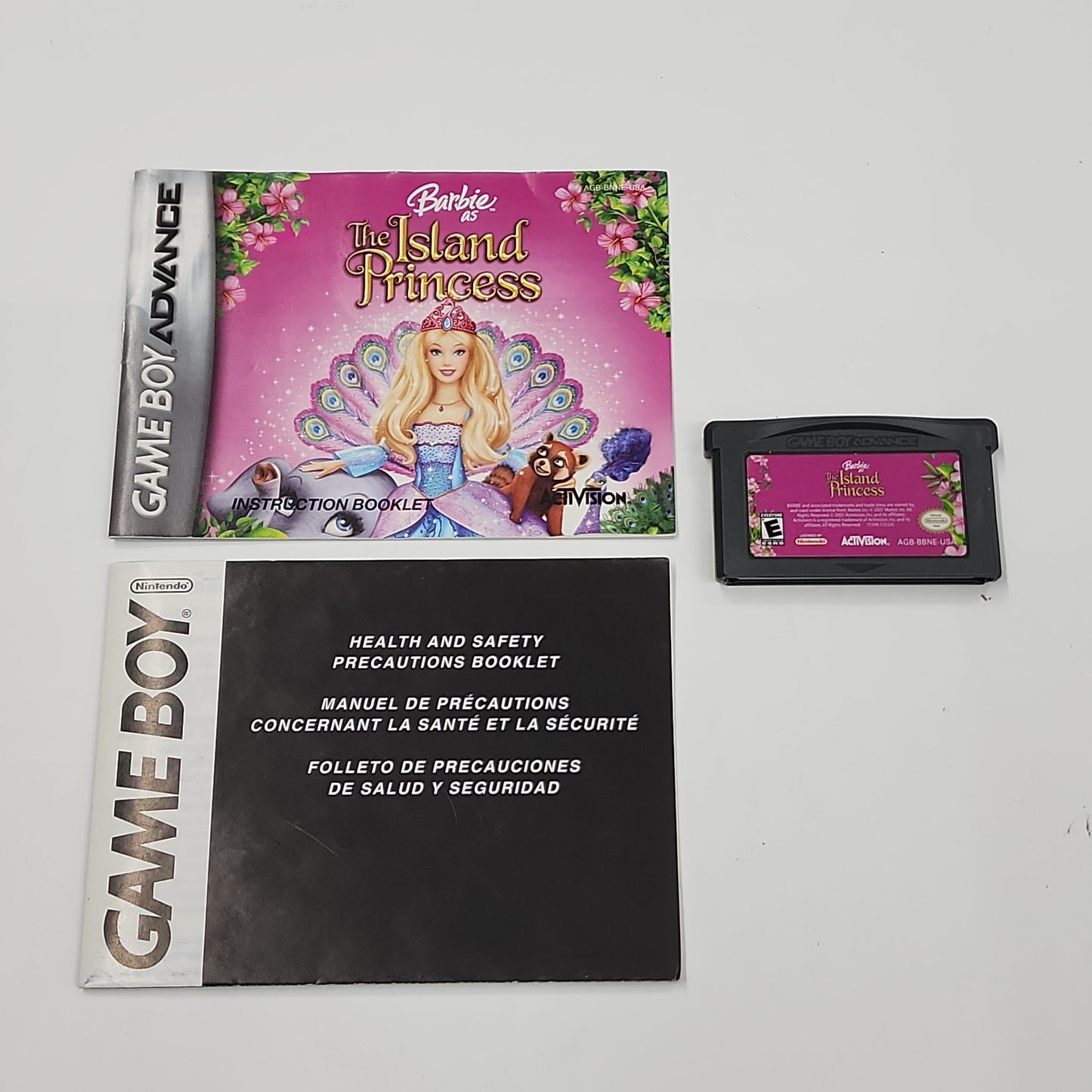 GBA - Barbie The Island Princess Nintendo Gameboy Advance Complete #1425