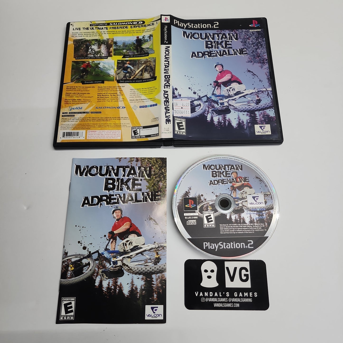 Ps2 - Mountain Bike Adrenaline Sony PlayStation 2 Complete #111