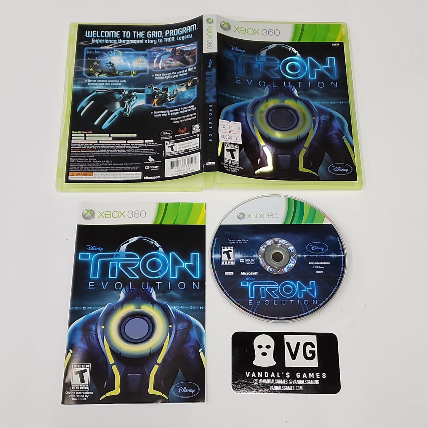Xbox 360 - Tron Evolution Microsoft Xbox 360 Complete #111