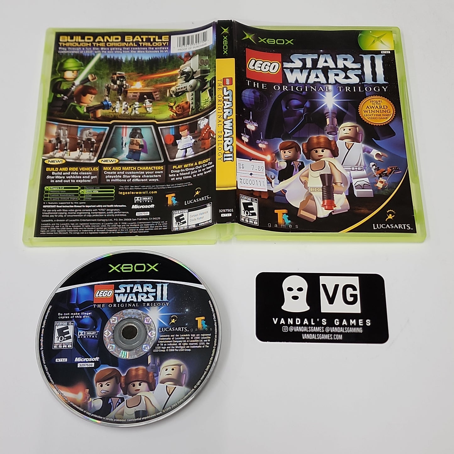 Xbox - Lego Star Wars II the Original Trilogy Microsoft Xbox W/ Case #111
