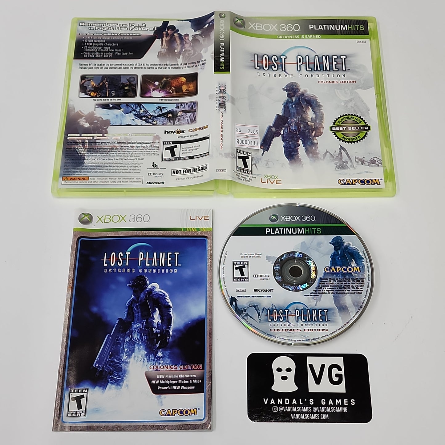 Xbox 360 - Lost Planet Extreme Condition Colonies Edition Microsoft Complete #111