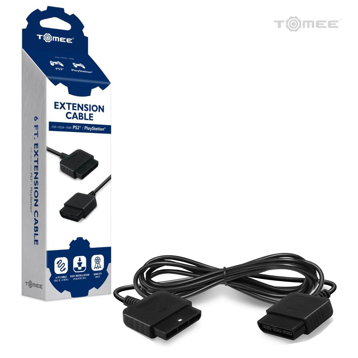 Ps2 - Tomee 6 Foot Controller Extension Cable - Brand New