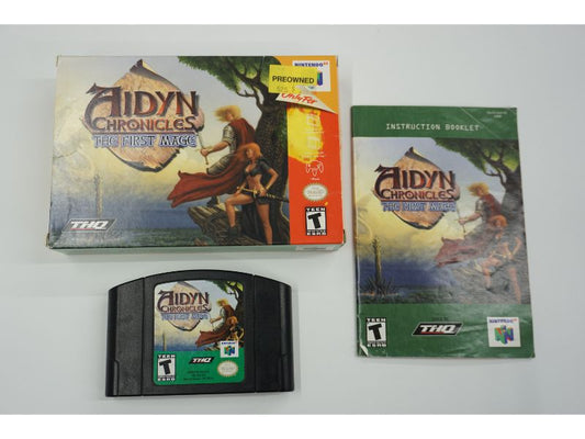 N64 - Aidyn Chronicles The First Mage Nintendo 64 Complete CIB #328