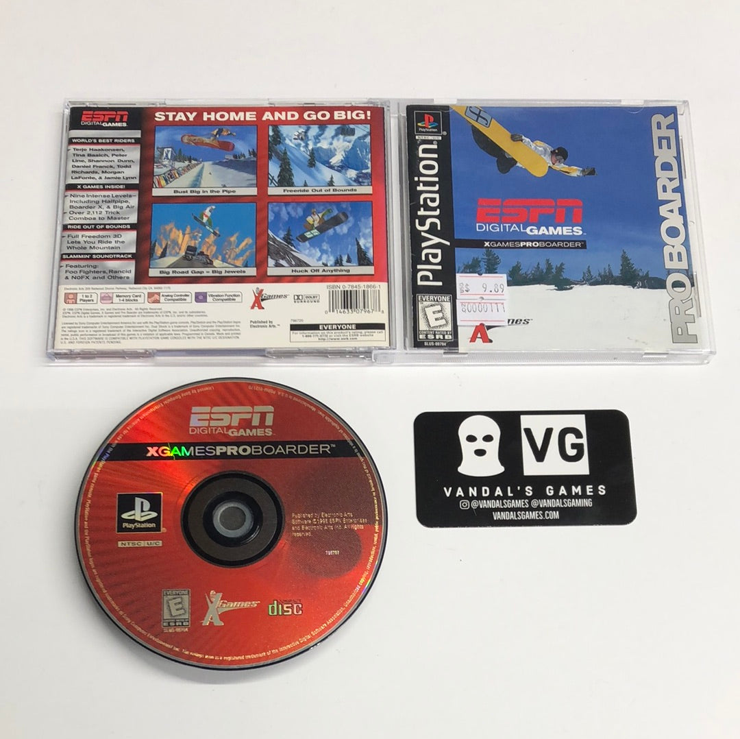 Ps1 - ESPN X Games Pro Boarder W/ New Case Sony PlayStation 1 Complete #111
