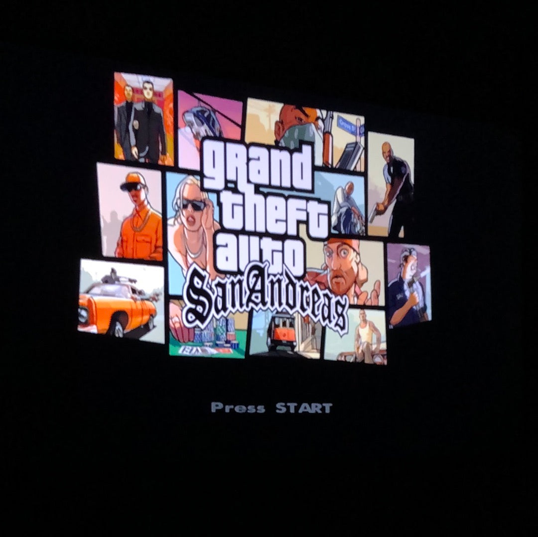 Xbox - Grand Theft Auto San Andreas Microsoft Xbox W/ Case #1592