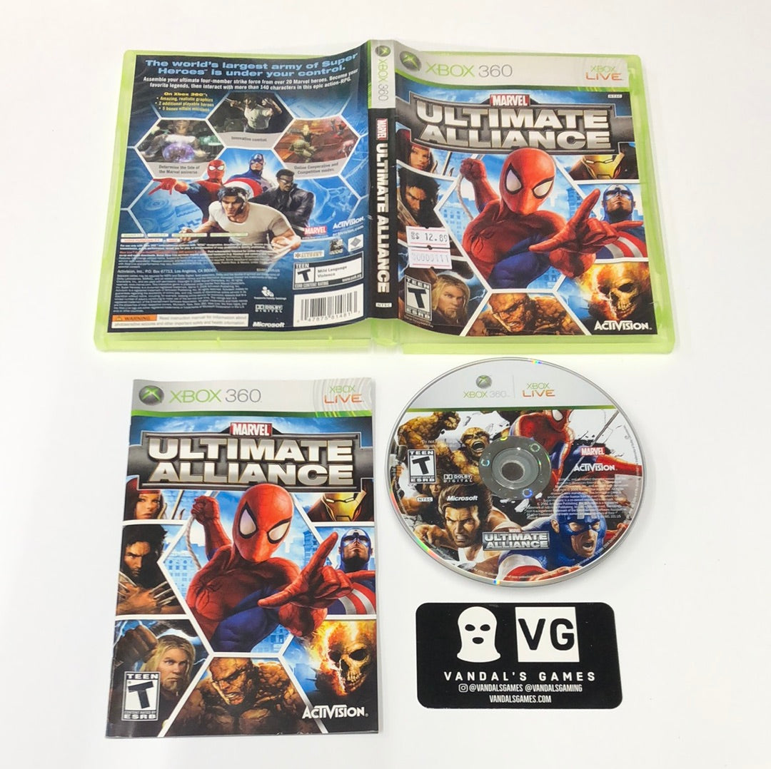 Xbox 360 - Marvel Ultimate Alliance Microsoft Xbox 360 Complete #111