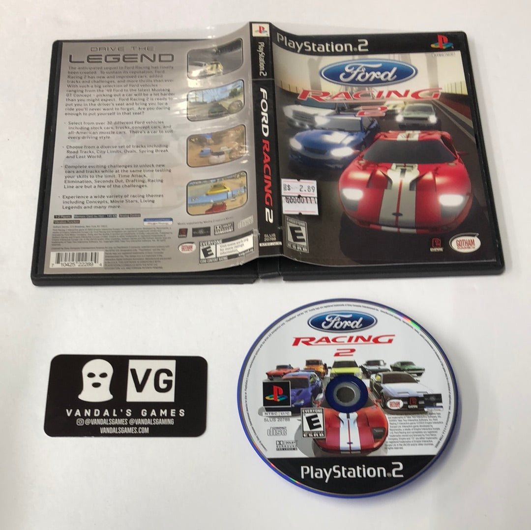 Ps2 - Ford Racing 2 Sony PlayStation 2 w/ Case #111