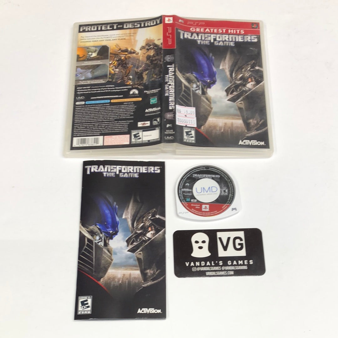 Psp - Transformers the Game Sony PlayStation Portable Complete #111